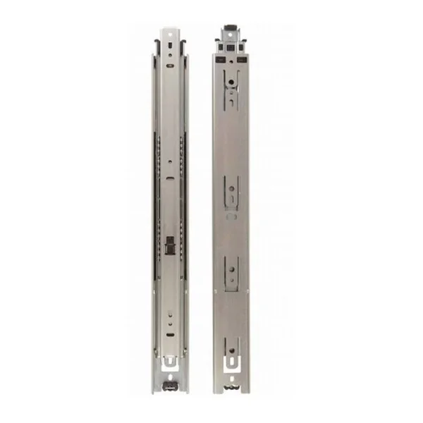 KV 8400 28x22 Side Mount Full Extension Drawer Slide Cabinet Member Only AnoChrome Bulk-100 Knape and Vogt 8400-90 28 by Woodwor