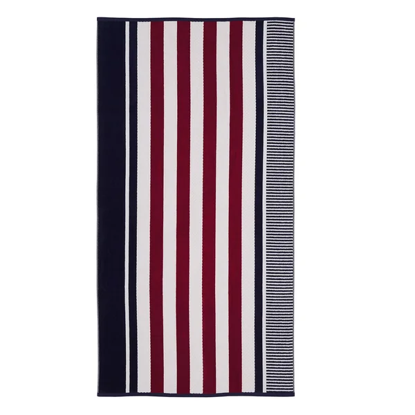 Superior Cotton Checkered Textured (Set of 2) Oversized Beach Towel - 34 x 64