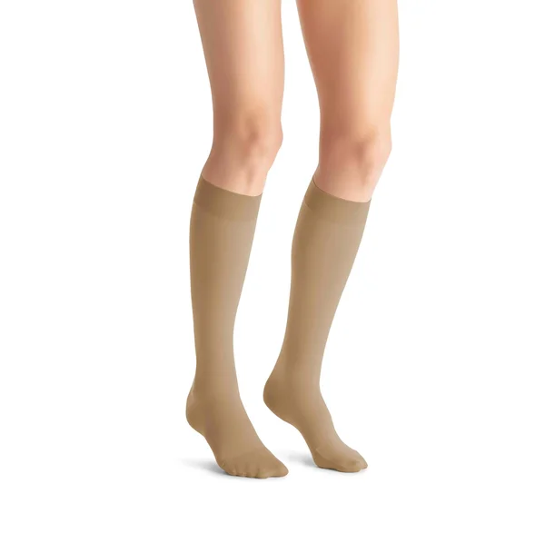 Jobst Opaque Medical Leg Wear, Knee High, Small, Silky Beige