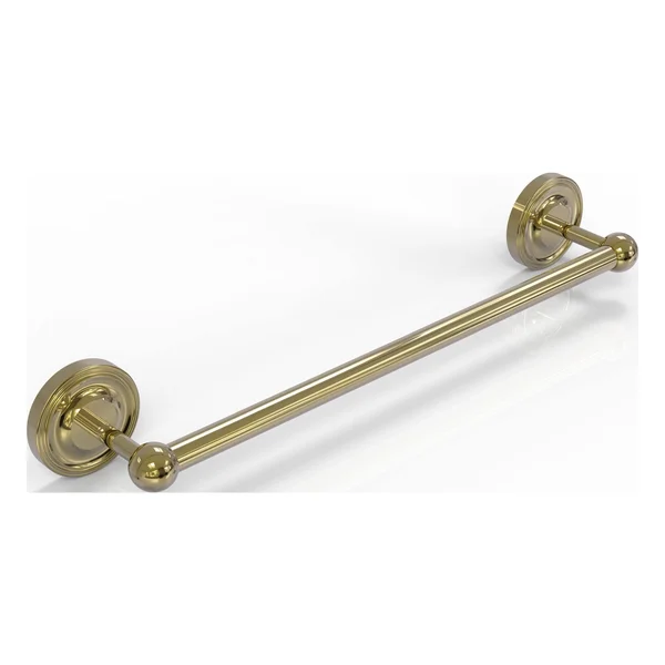 Allied Brass PR-41/18-UNL Prestige Regal Collection 18 inch Towel Bar - Unlacquered Brass