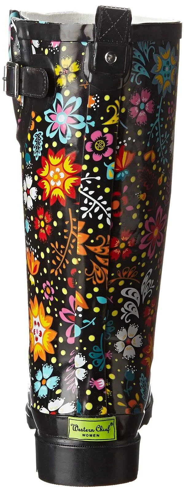 Women's Western Chief Tall Printed Rain Boot - Size: 9, Garden Play