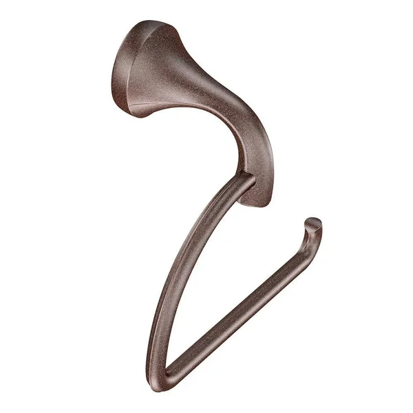Moen Eva 4-Piece Bath Hardware Set with 18 in. Towel Bar, Paper Holder, Towel Ring, and Robe Hook in Oil Rubbed Bronze