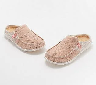 Spenco Orthotic Slip-On Slides - Siesta Arizona - Size 12 Medium, Pale Blush