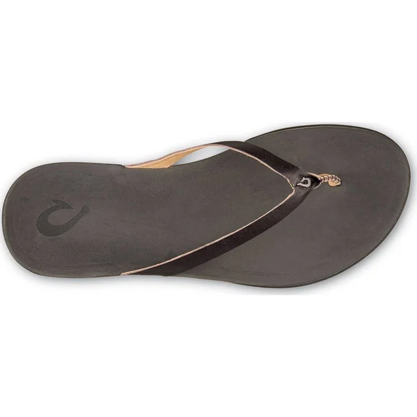 Olukai Ho&opio Leather Black/Black, Black/Black, 6