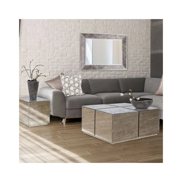 Howard Elliott Paxton Mirrored Side Table