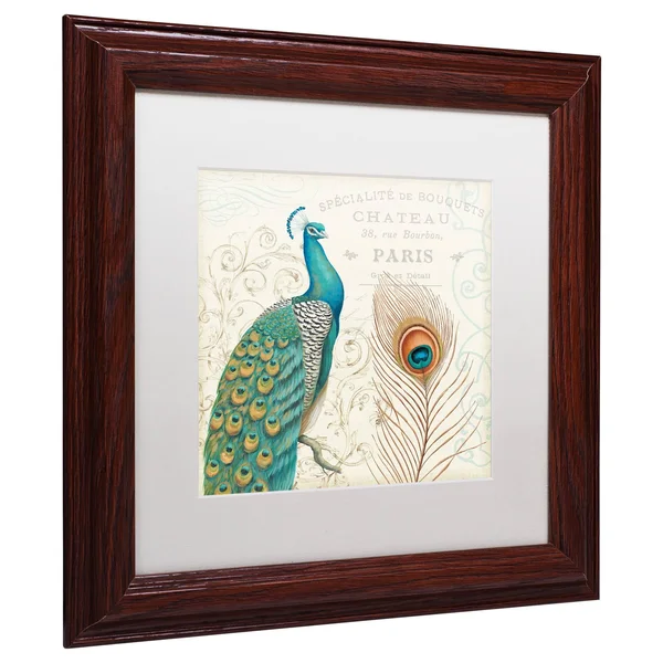 Trademark Daphne Brissonnet Majestic Beauty I Square Art - White Matte w/Wood Frame, 16x22 x 16x22