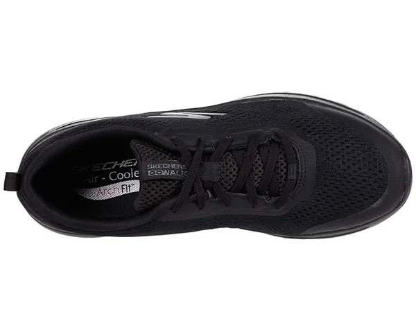 Skechers Women's GOwalk Arch Fit Motion Breeze Sneaker, Black/Black