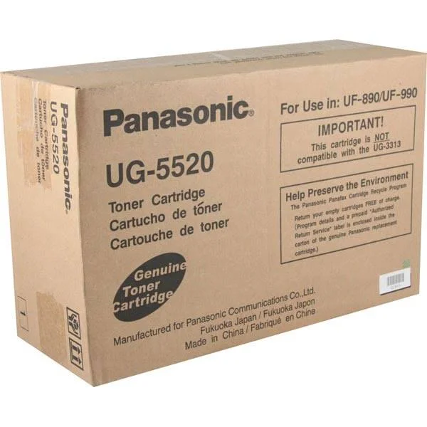 Panasonic UG5520 Toner 12000 Page-Yield Black