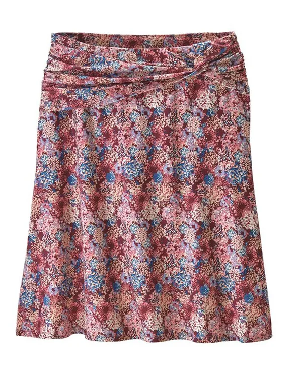 Patagonia Women's Seabrook Skirt - FURNAI Floral - Petra Pink, S