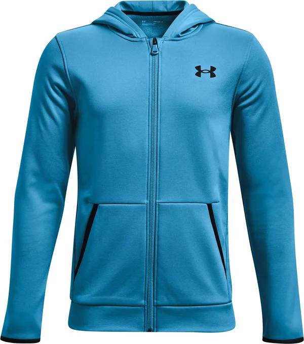 Under Armour Boys& Armour Fleece Full Zip Hoodie - Small, Blue