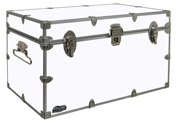Cu0026N Footlockers Graduate Footlocker Trunk 32x18x18.5x22, White