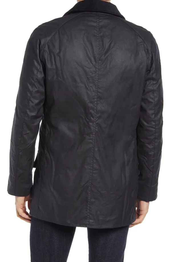 Barbour Bristol Waxed-Cotton Jacket - Navy