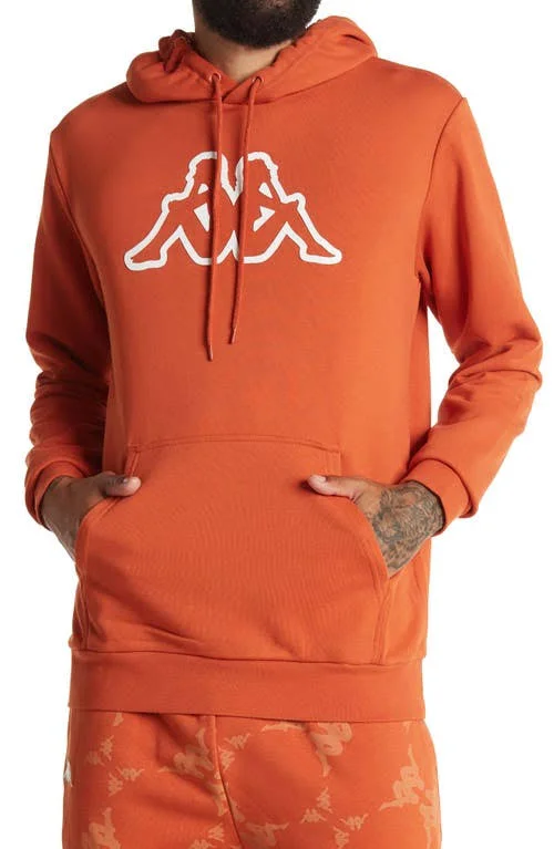 Kappa, Logo Fleece Zavrok Hoodie - Orange Xs, Orange, 311B7QW-WGR