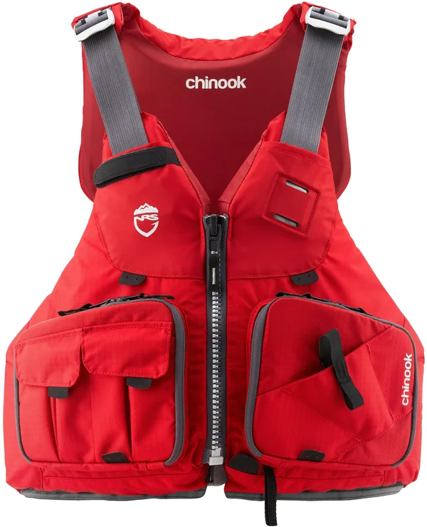 NRS - Chinook Fishing PFD XL-XXL, Red