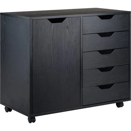 Winsome Wood Halifax Storage/Organization, Black, Size: 3