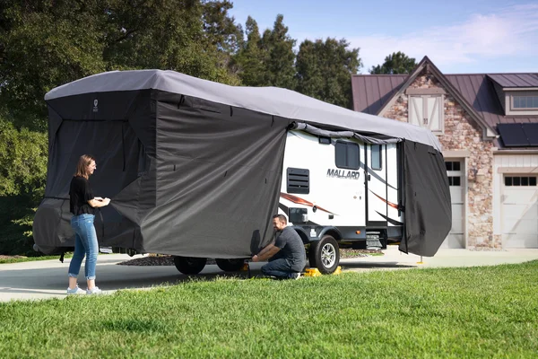 Camco Pro-Shield RV Cover - Travel Trailer, Up to 15& 47920