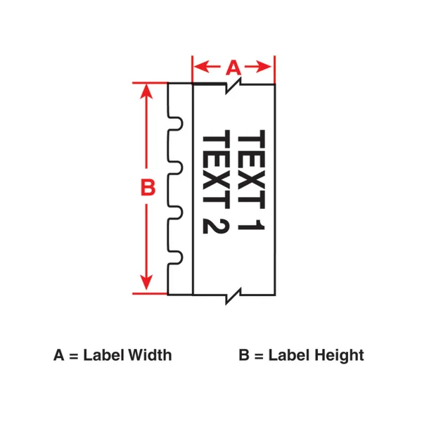 Brady M71C-500-595-GY Tape - 0.5 in W x 50 ft L
