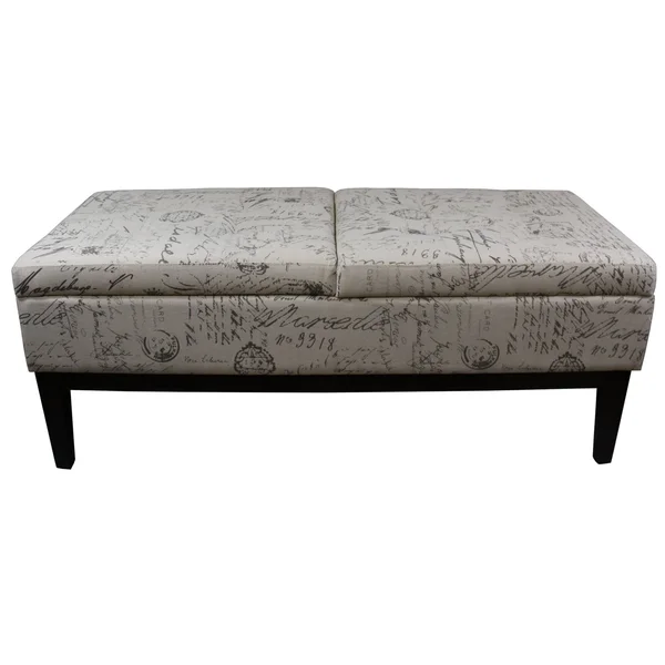Ore International Old World Dual Lift Storage Bench