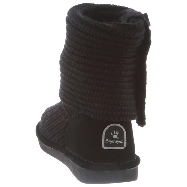 Bearpaw Women's Knit Tall Boot Gray 5