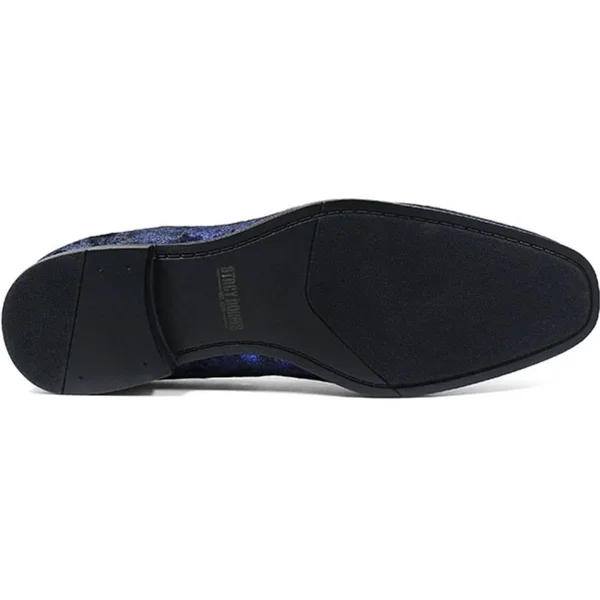 Stacy Adams Sultan Velour Slip-On - Burgundy