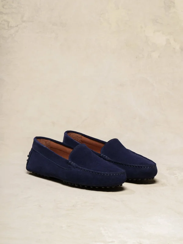 M.Gemi The Felize Suede - Blue - Loafers