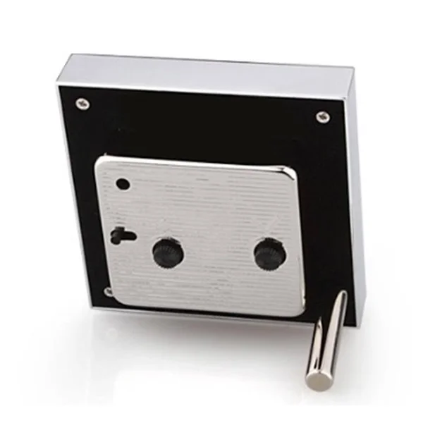 Addison Ross Pink Enamel Alarm Clock, 8cm x 8cm x 5.5cm
