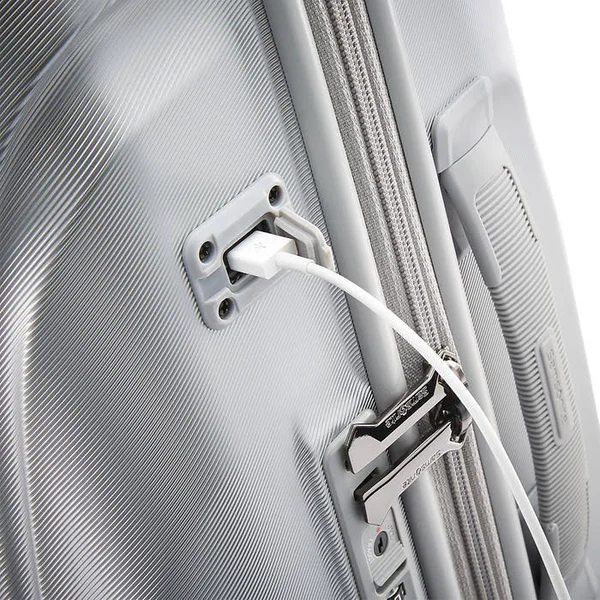 Samsonite Xcalibur XLT Hardside Carry-On Luggage Spinner - Silver