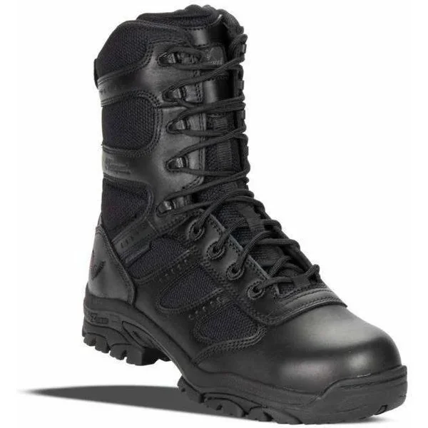Thorogood 8 inch Waterproof Side Zip Boots (Black) 834-6219