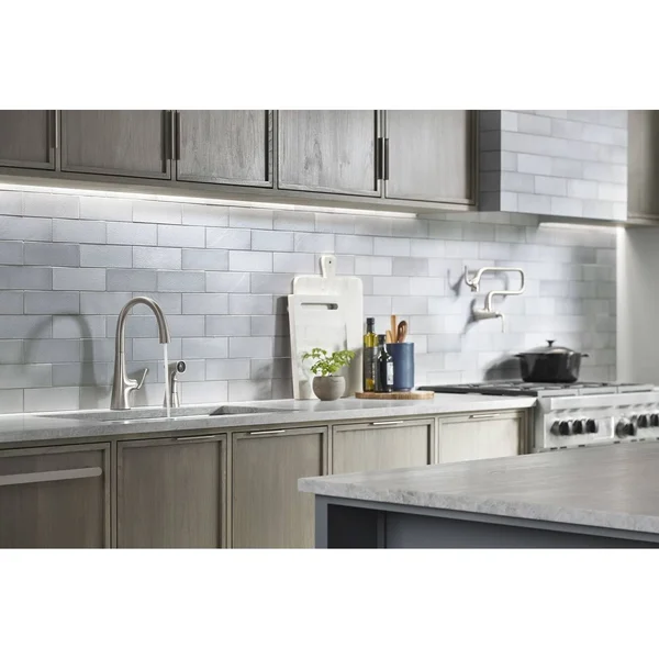 Kohler 22064-BL Graze Kitchen Sink Swing Spout Faucet with Sidespray - Matte Black