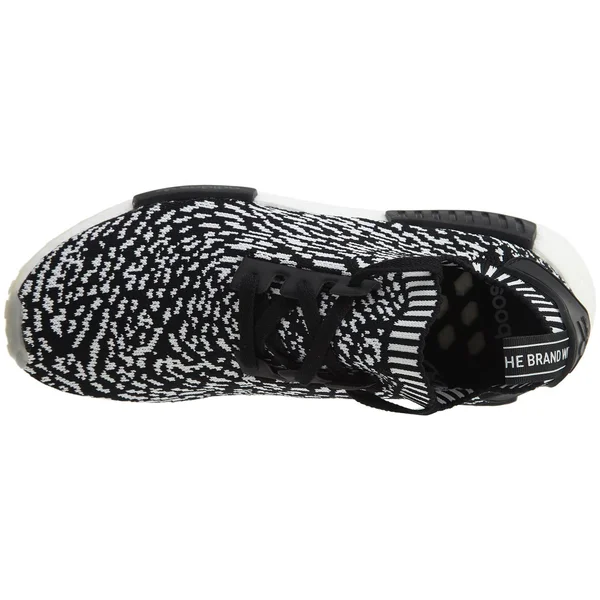 adidas Men's NMD R1 Primeknit Sneakers - Black/White, 8.5