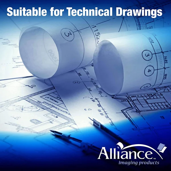 Alliance 30x22 x 500& Bond Engineering Rolls 20 lb, 92 Bright (2 Rolls)