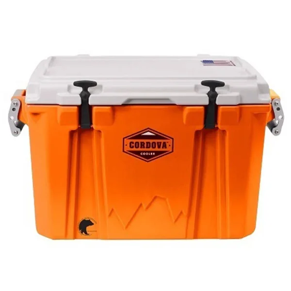 Cordova Adventurer (48QT) Cooler Medium Orange - White