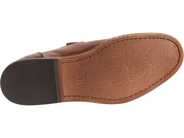 Frye Chris Venetian Flats in Tan - Men's Size 7.5