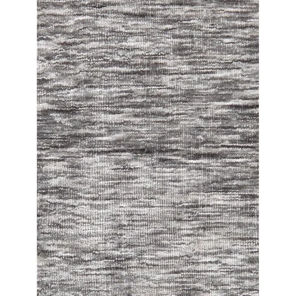 Pasargad Texture Transitiona Hand-Loomed Polyester & Cotton Area Rug - Size: 5& 0 inch x 8& 0 inch, Silver