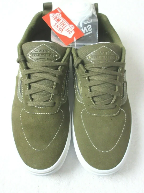 Vans Platoon Kyle Walker Pro Skate Shoes - Military, White