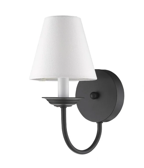 Livex Lighting 5271-04 Mendham 1 Light Black Wall Sconce