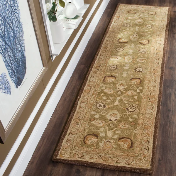 Safavieh Anatolia AN512C 2&3x22 x 10&0x22 Runner Sage - Beige Area Rug