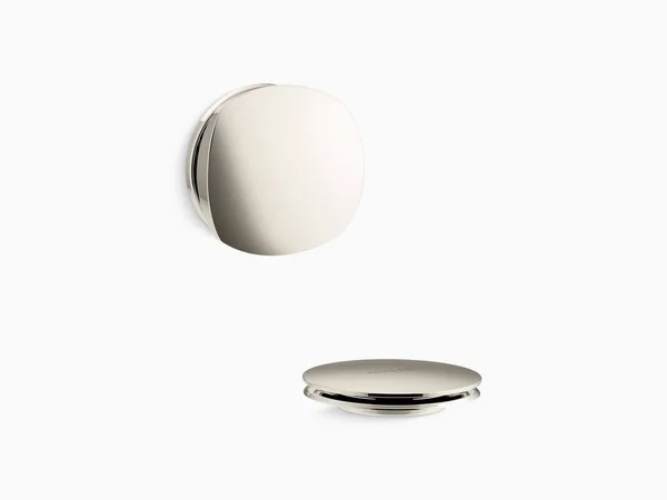 KOHLER K-T37391-SN Pureflo Rotary Turn Bath Drain Trim - Vibrant Polished Nickel