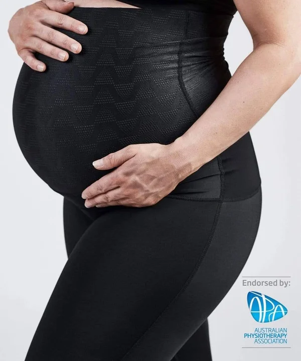 SRC Pregnancy Legging Over The Bump