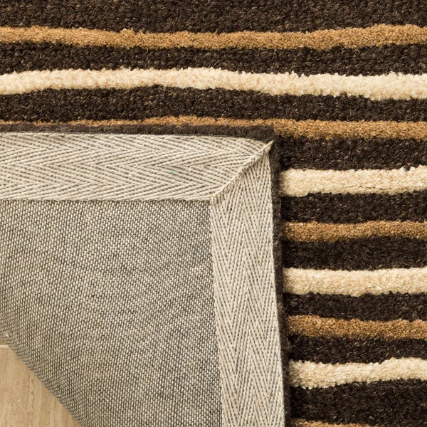 Safavieh 2&-3x22 x 10& Martha Stewart Hand Drawn Stripe Nmbus Cloud GRY Rug