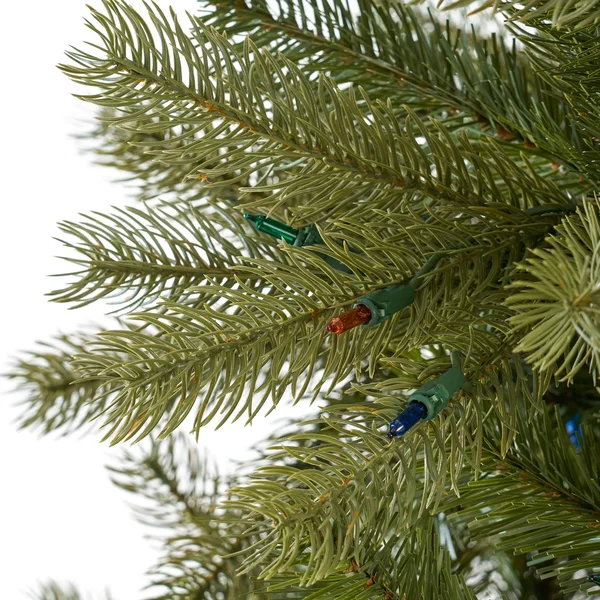 Christopher Knight Home 7.5-ft Mixed Spruce Pre-Lit or Unlit Artificial Christmas Tree by, Clear