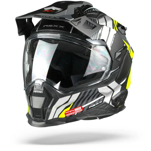 Nexx X.WED 2 Wild Country Helmet - black-yellow, Size L