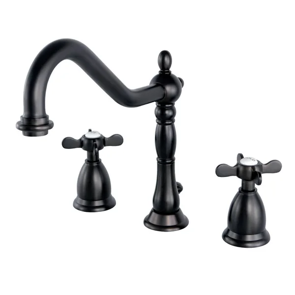 Kingston Brass KS1995BEX Widespread Lavatory Faucet, Oil Rubbed Bronze