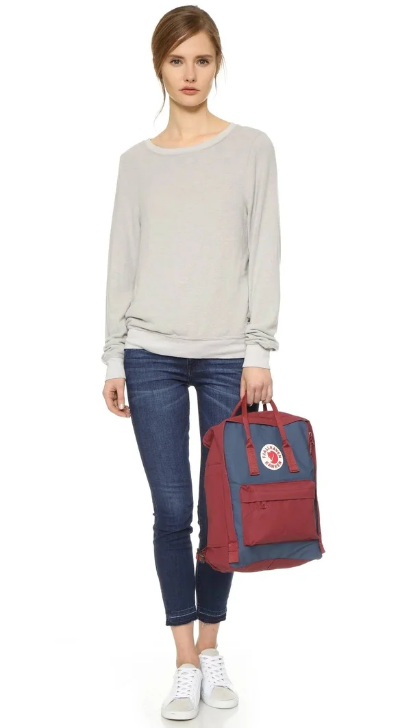Fjallraven Kanken Backpack - Royal Blue/Ox Red
