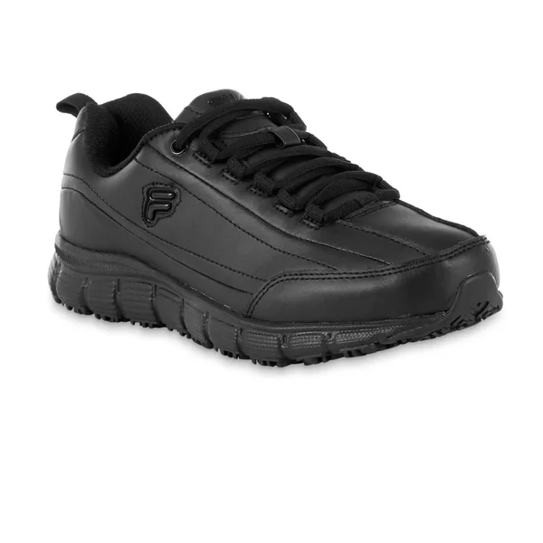 Women's Fila Memory Radiance Slip Resistant - Size: 11, Black
