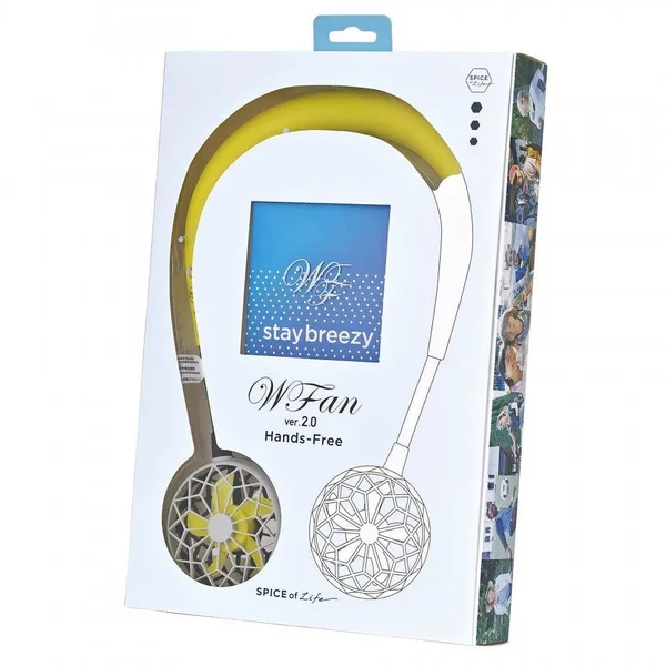 shopjjune Time Concept Hands-Free Fan (Available in 11 Colors) Orange