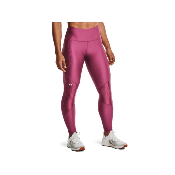 Women's Under Armour HeatGear Shine No-Slip Leggings, Size: Small Long, Brt Pink