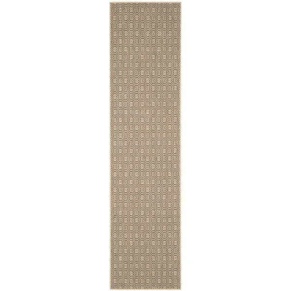 Safavieh Palm Beach PAB512A Area Rug Natural - Black 2& x 8& Runner