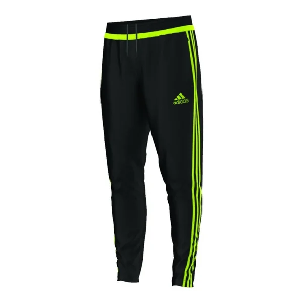 Adidas Tiro 15 Mens Training Pant, black-yellow, Xs
