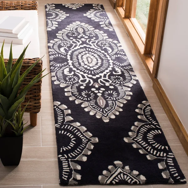 Safavieh Wyndham WYD372B Brown, Ivory Rug 2&3x22 x 9& Runner